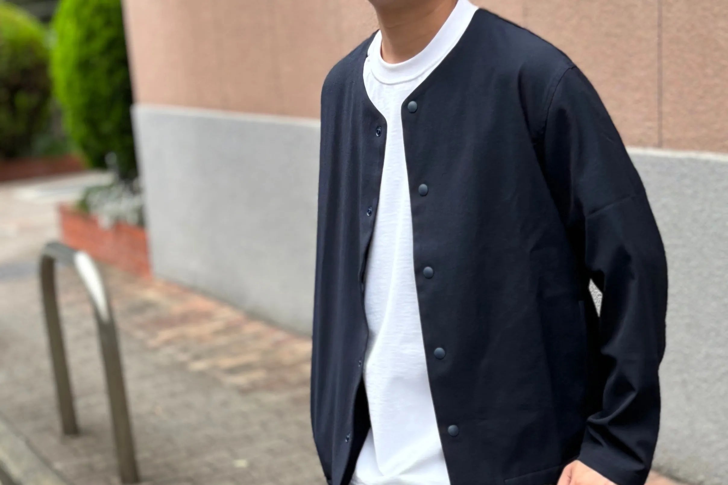 スタッフ着用レポート|〈logood〉綿麻混・多機能カーディガン