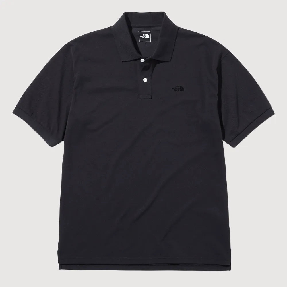 ショートスリーブ・エニーパートポロ ブラック 商品画像 正面