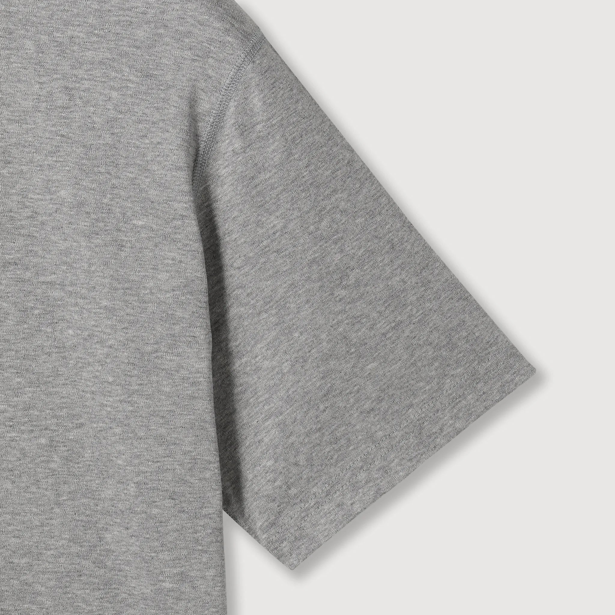 汗を気にしないTシャツ 杢グレー 商品画像 袖アップ