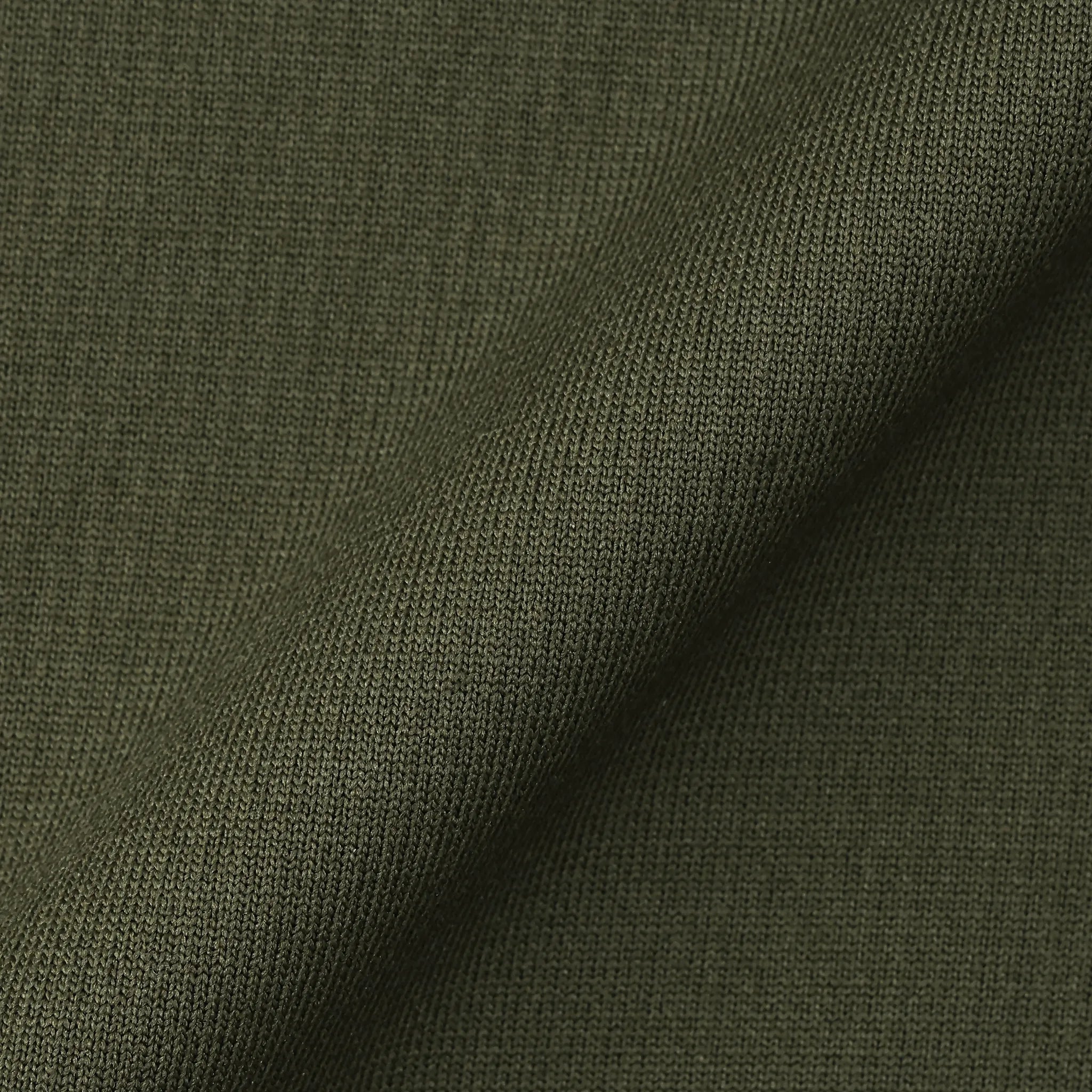 メンズ・R1 サーマル・クルー グリーン 商品画像 表側生地アップ