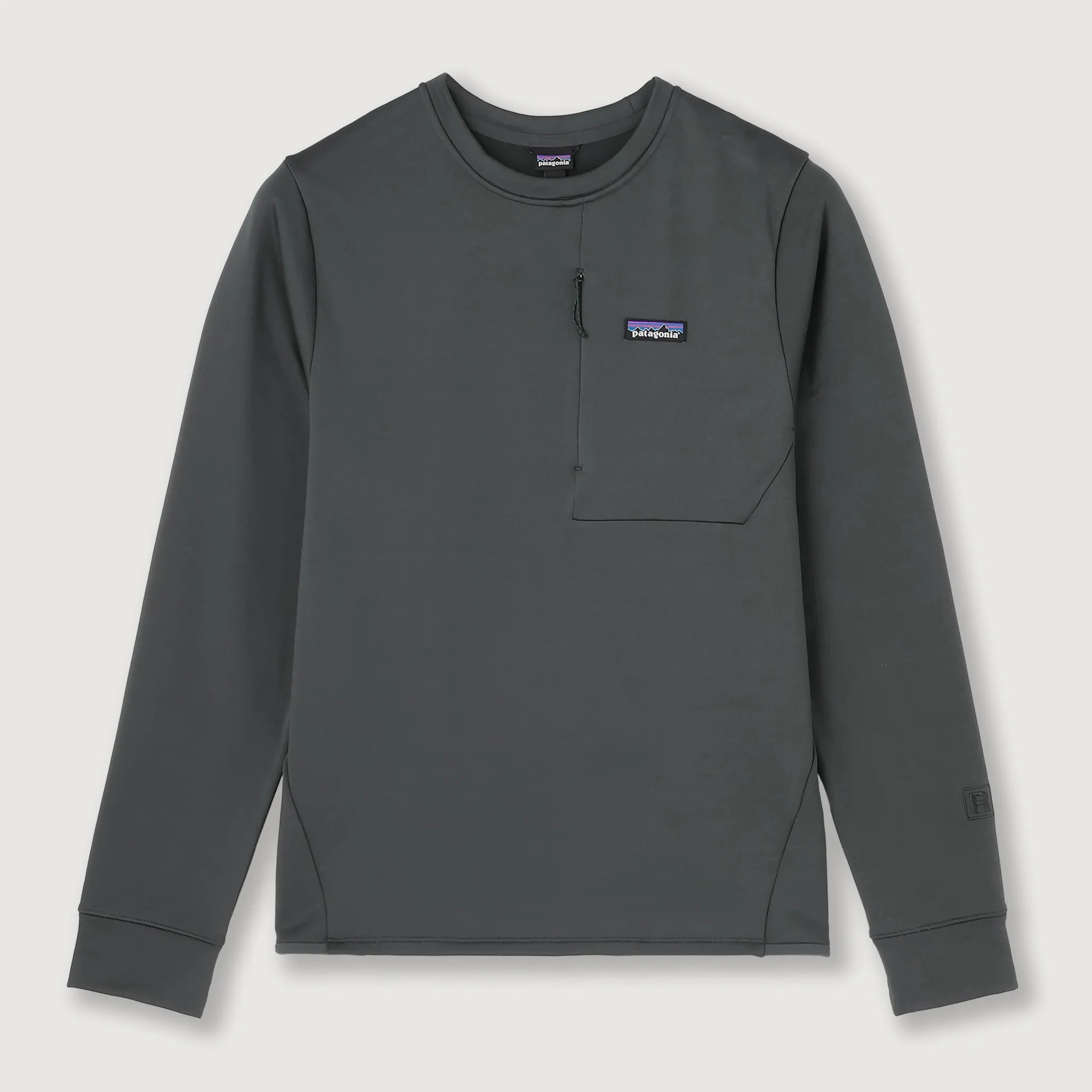 メンズ・R1 サーマル・クルー スモルダーブルー 商品画像 正面